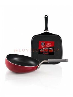 Home | Le Cuisine de France "Chef's Toss" Frying Pan and 10.5" Griddle w Handle
